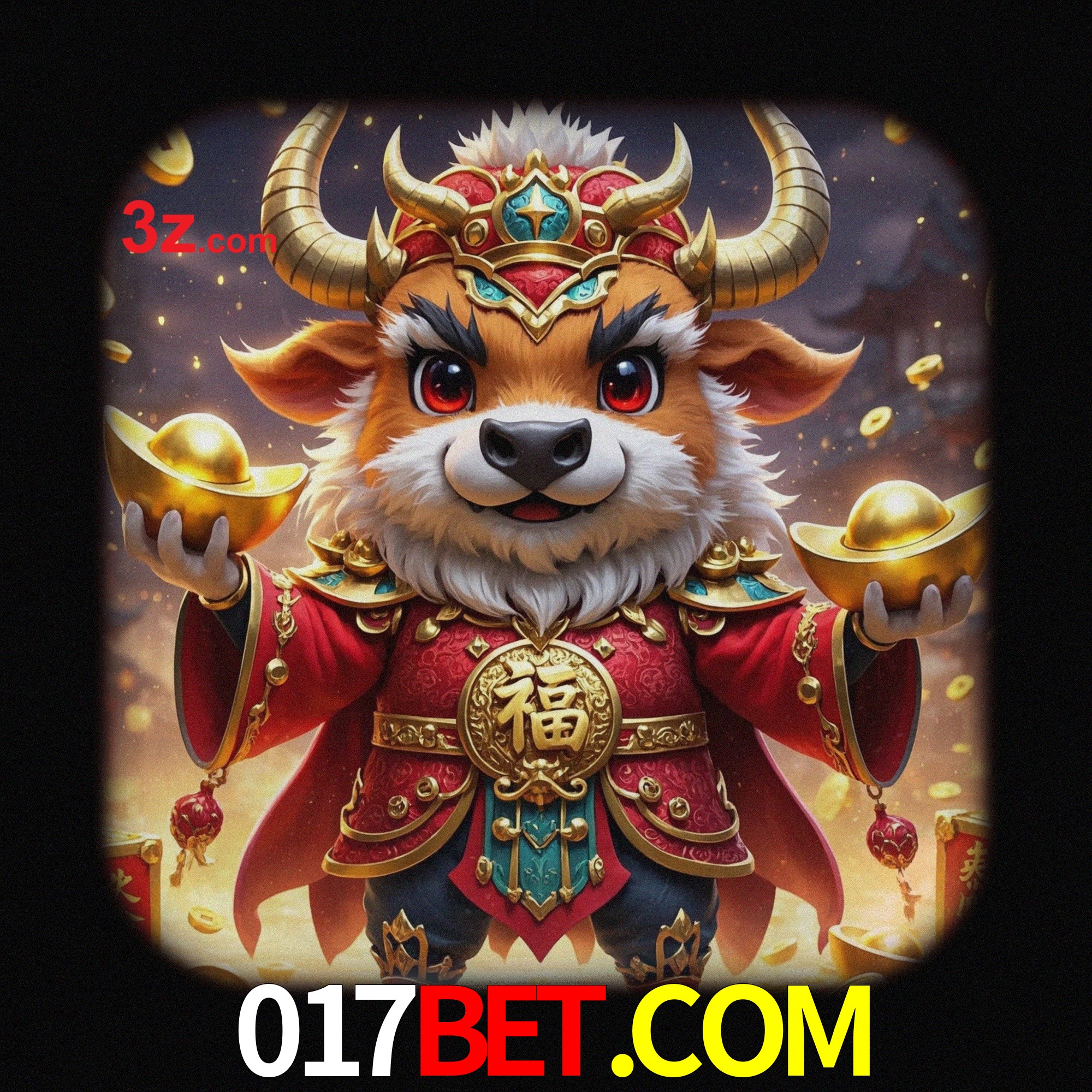 Slot machine 3D icon with number 7 and 1